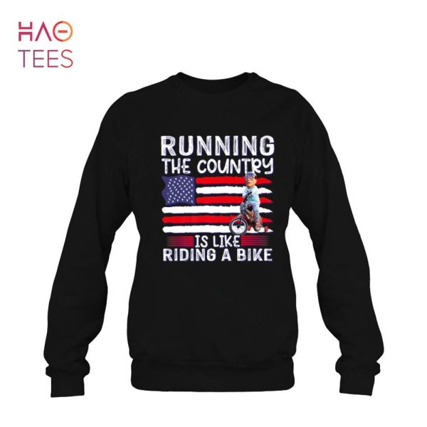 BEST Biden Bicycle Crash Bike Wreck USA RIDIN With Biden Falling Shirt