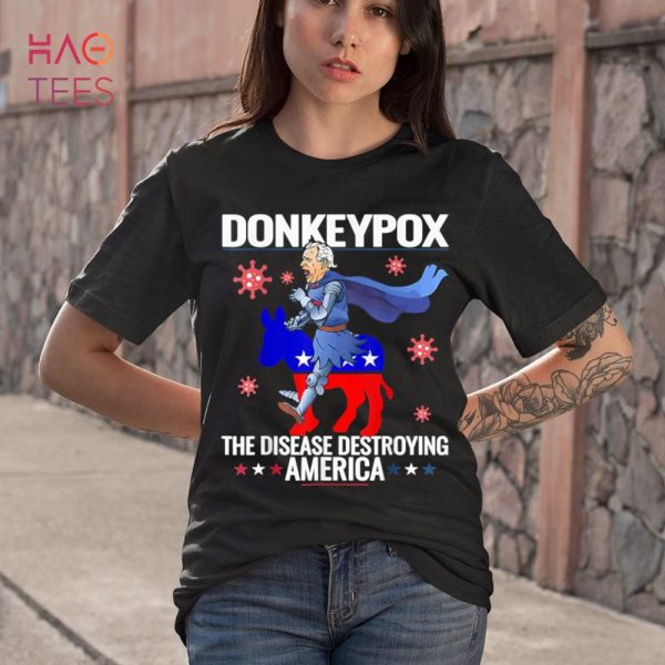 Biden Donkey Pox The Disease Destroying America 4th of July Shirt
