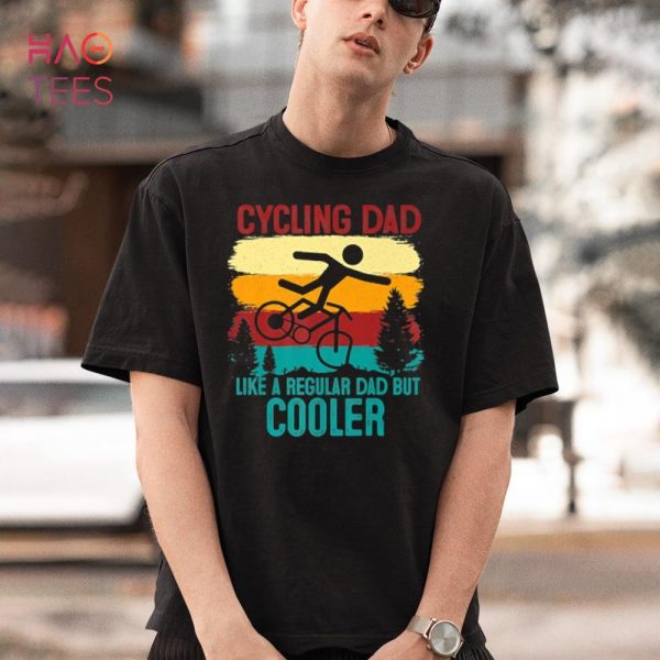 Cycling Dad Like A regular Dad but Cooler Biden Falling Bike Shirt