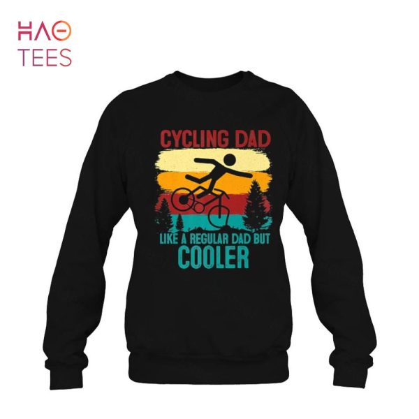 Cycling Dad Like A regular Dad but Cooler Biden Falling Bike Shirt