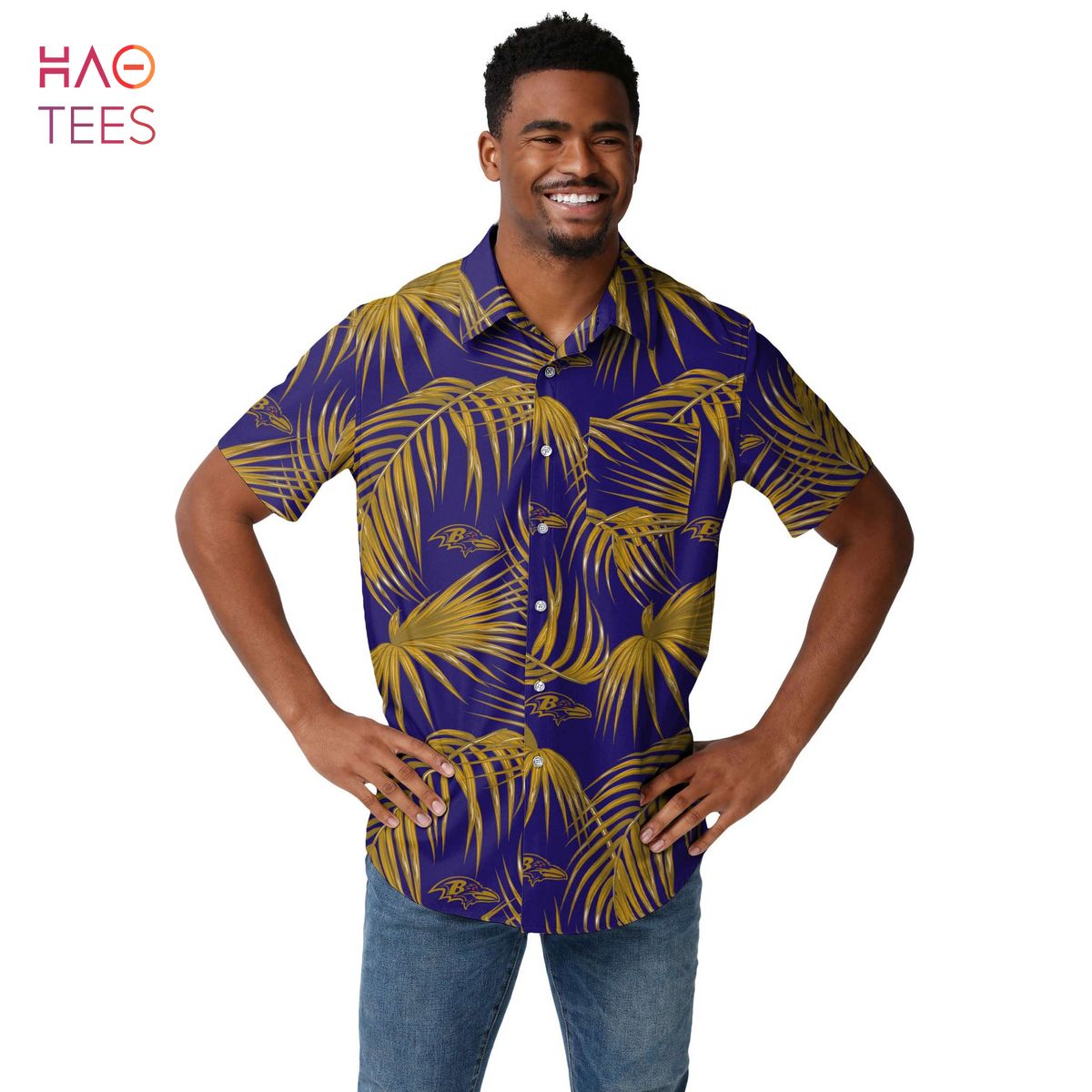 Baltimore Ravens NFL Mens Hawaiian 3D Shirt Baltimore Ravens NFL Mens Hawaiian 3D Shirt