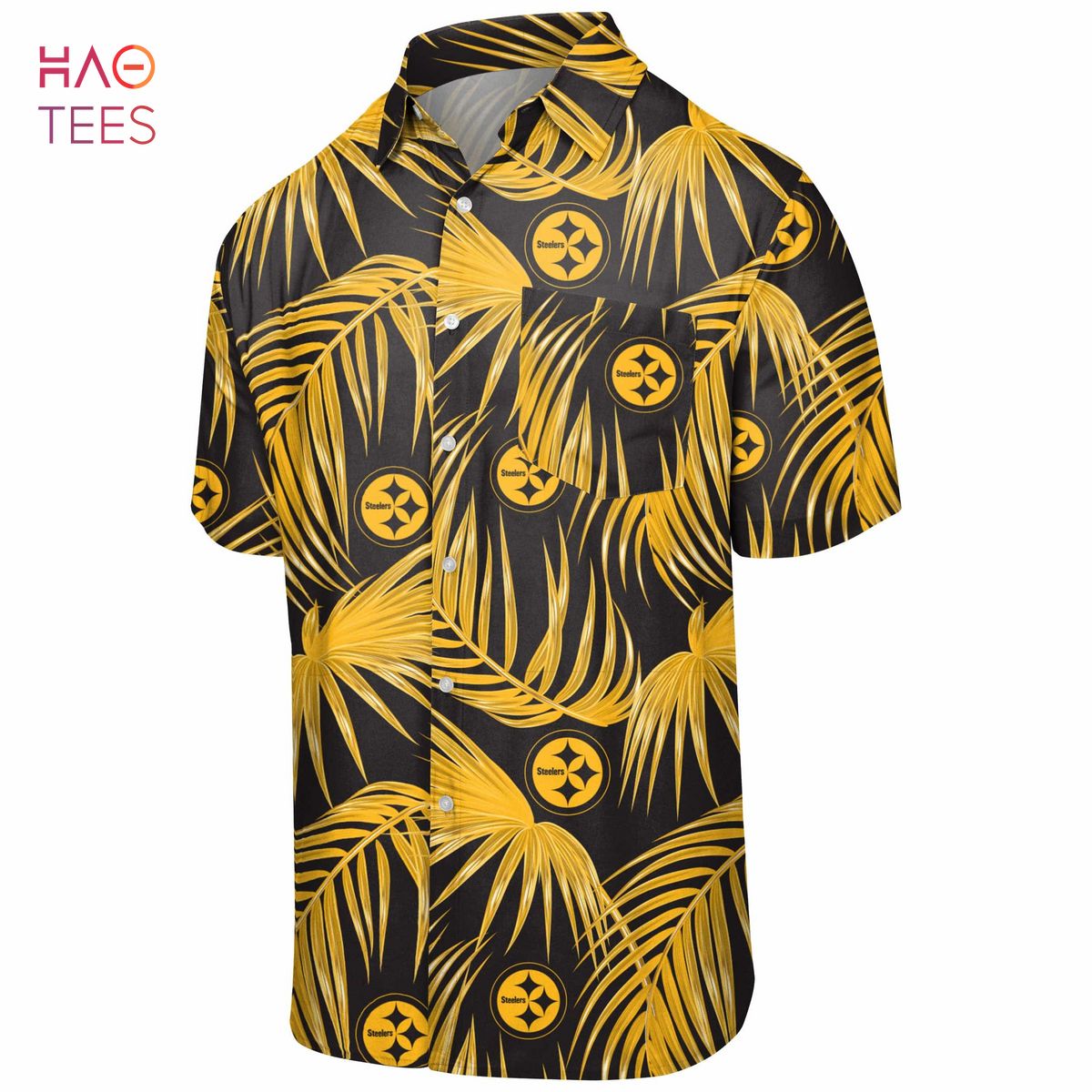 Pittsburgh Steelers NFL Mens Hawaiian 3D Shirt Pittsburgh Steelers NFL Mens Hawaiian 3D Shirt