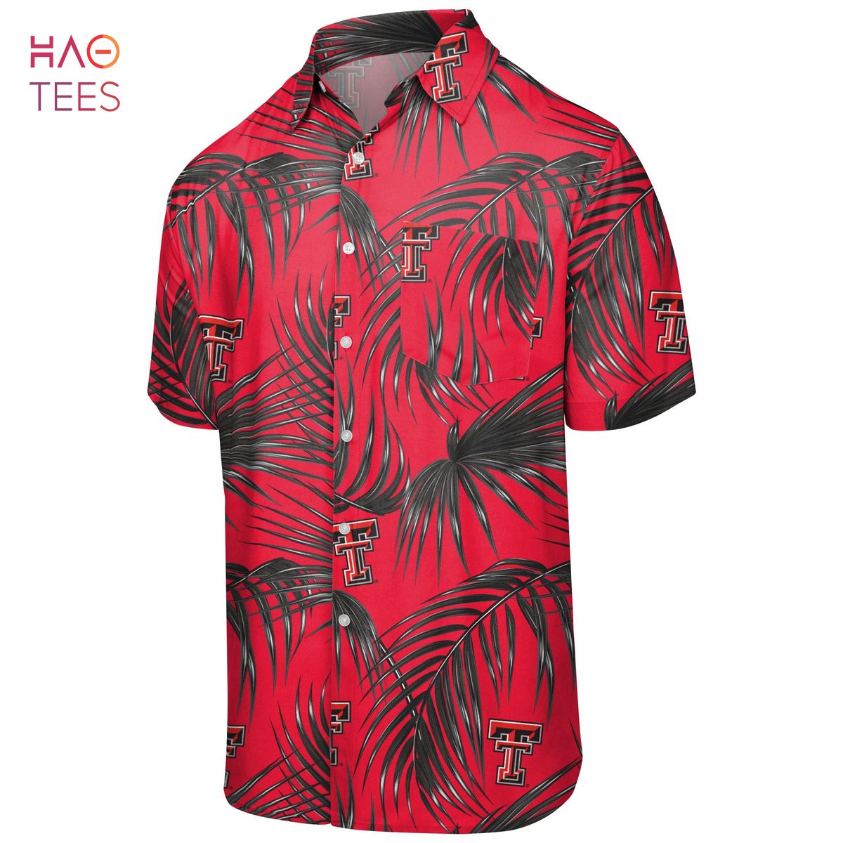 Texas Tech Red Raiders NCAA Mens Hawaiian 3D Shirt Texas Tech Red Raiders NCAA Mens Hawaiian 3D Shirt