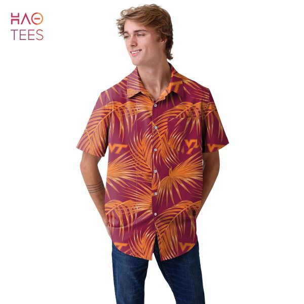 Virginia Tech Hokies NCAA Mens Hawaiian 3D Shirt