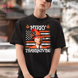 Funny Joe Biden Happy Halloween Confused Merry Thanksgiving Shirt