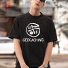 Geocaching Geocacher Logo Camping Adventure Shirt