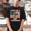 I Crash Bikes and Economies Joe Biden Falling off the bike Shirt