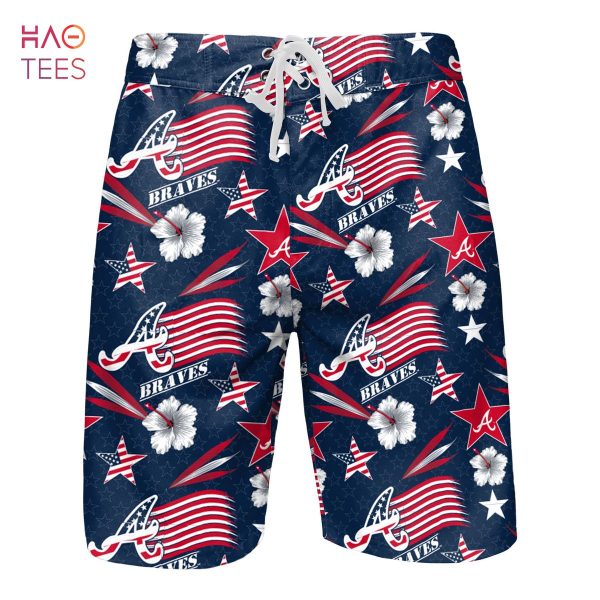 Atlanta Braves MLB Mens Americana Boardshorts