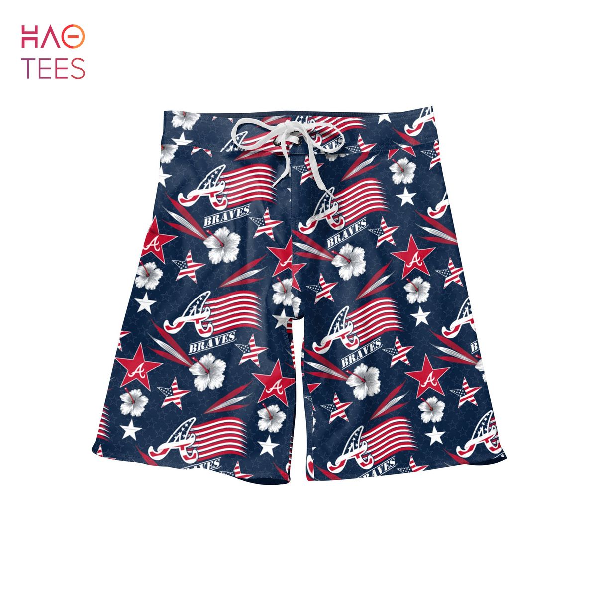 Atlanta Braves MLB Mens Americana Boardshorts Atlanta Braves MLB Mens Americana Boardshorts