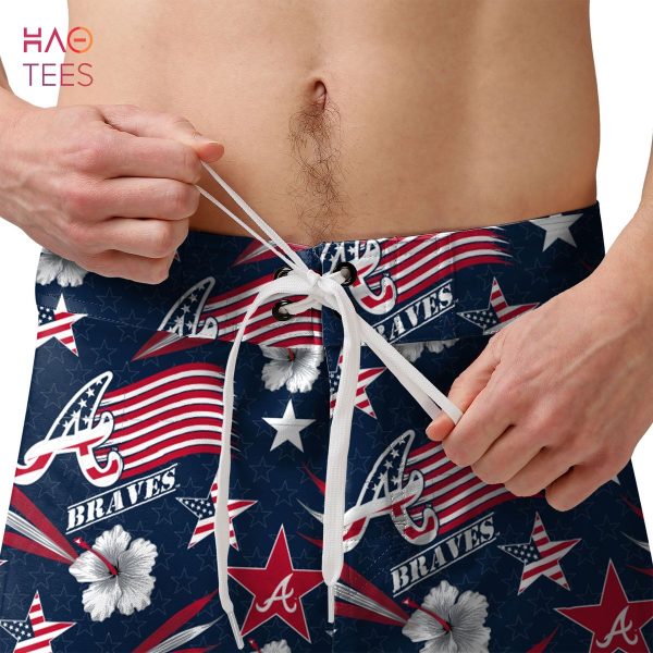 Atlanta Braves MLB Mens Americana Boardshorts