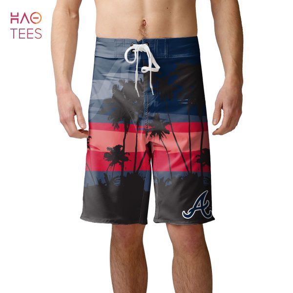 Atlanta Braves MLB Mens Sunset Boardshorts