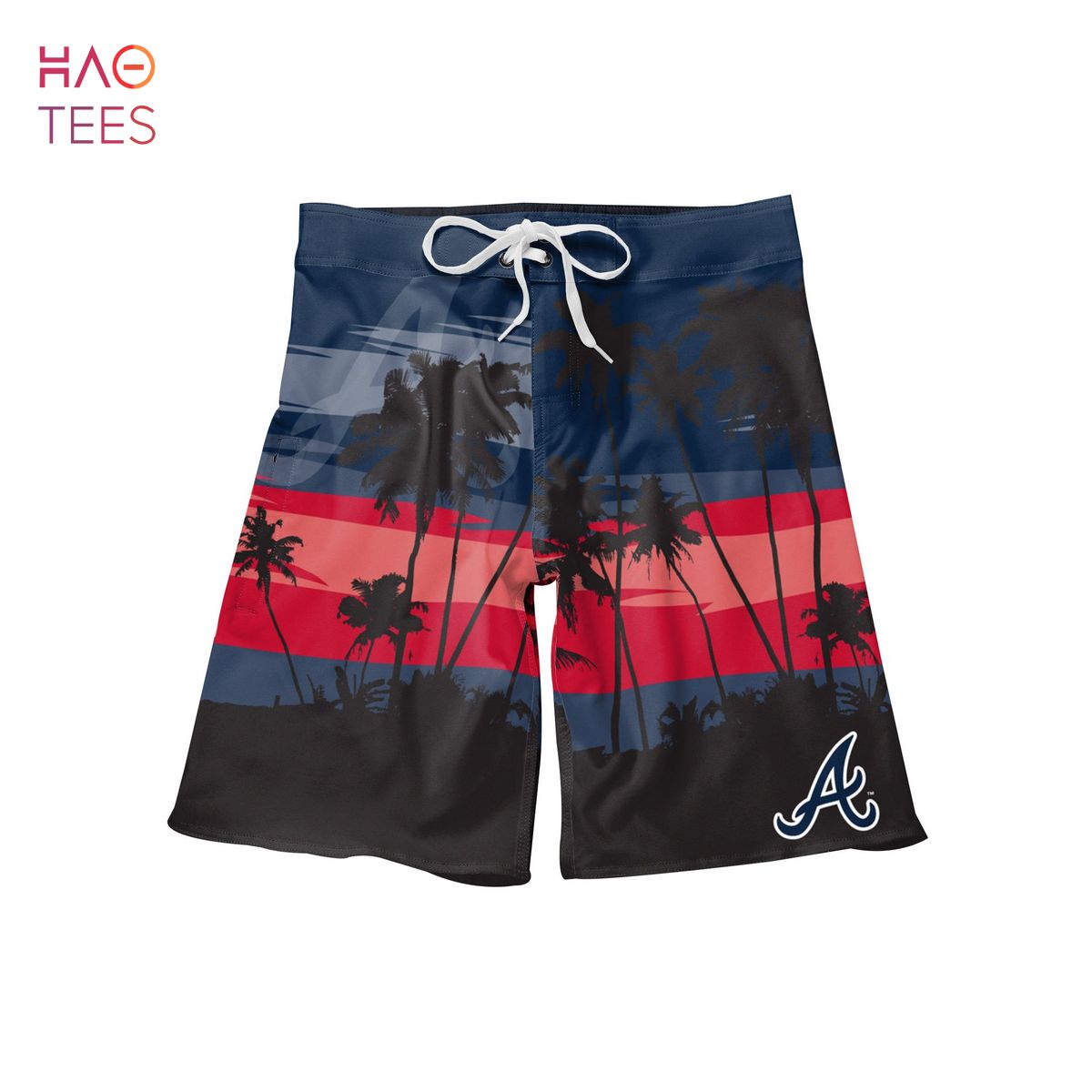 Atlanta Braves MLB Mens Sunset Boardshorts Atlanta Braves MLB Mens Sunset Boardshorts