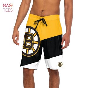 Boston Bruins NHL Mens Color Dive Boardshorts