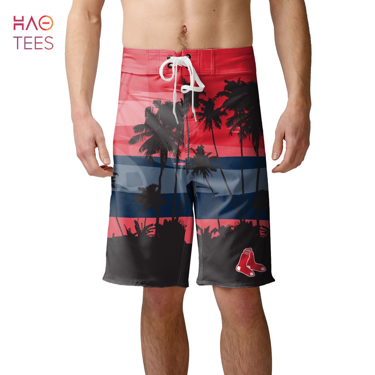 Boston Red Sox MLB Mens Sunset Boardshorts Boston Red Sox MLB Mens Sunset Boardshorts