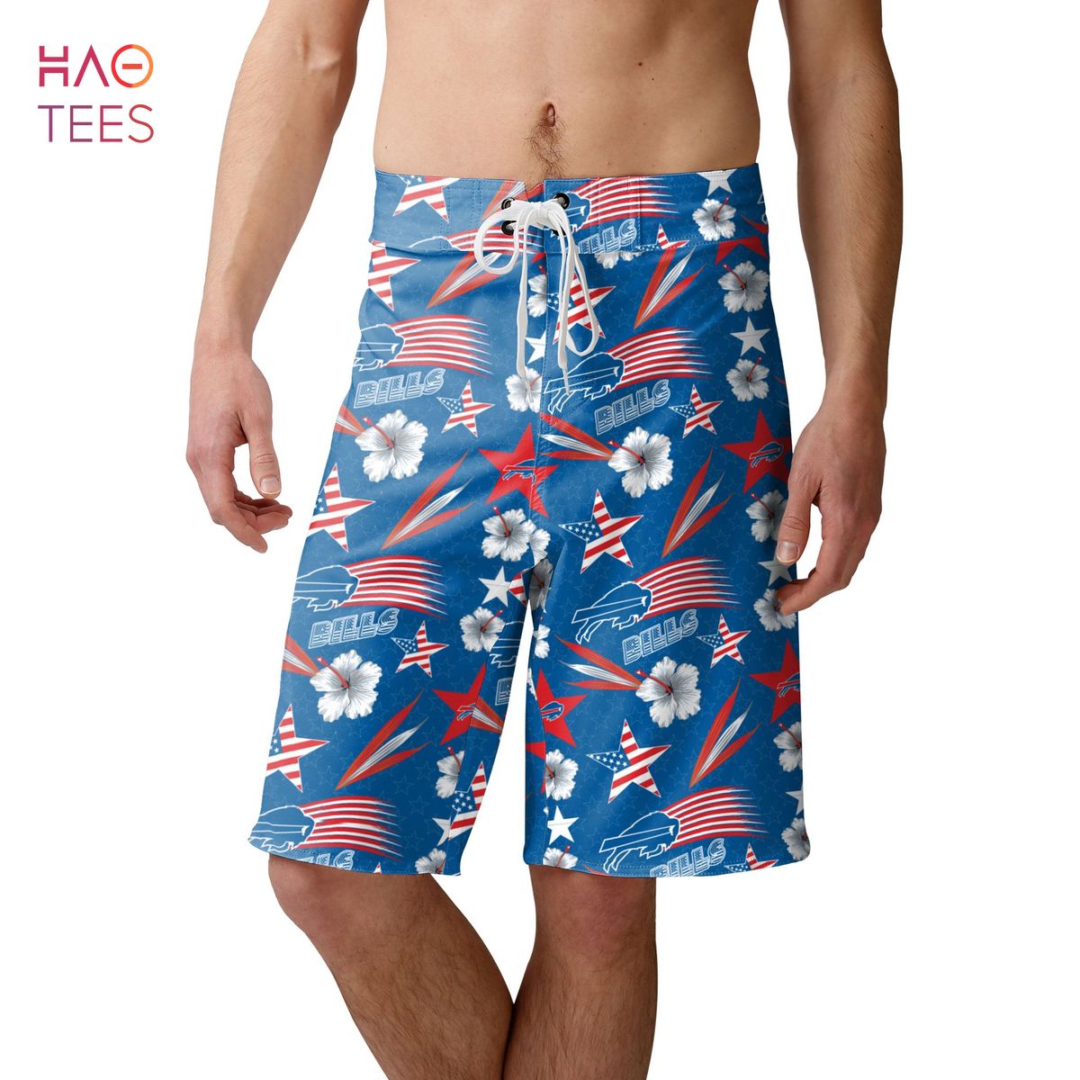 Buffalo Bills NFL Mens Americana Boardshorts Buffalo Bills NFL Mens Americana Boardshorts