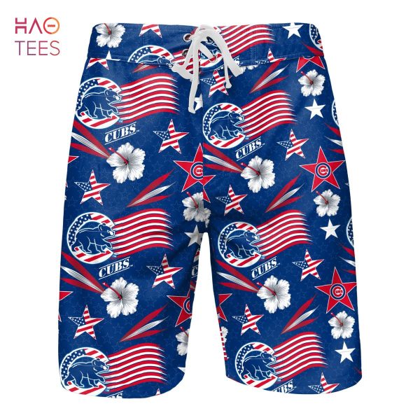 Chicago Cubs MLB Mens Americana Boardshorts