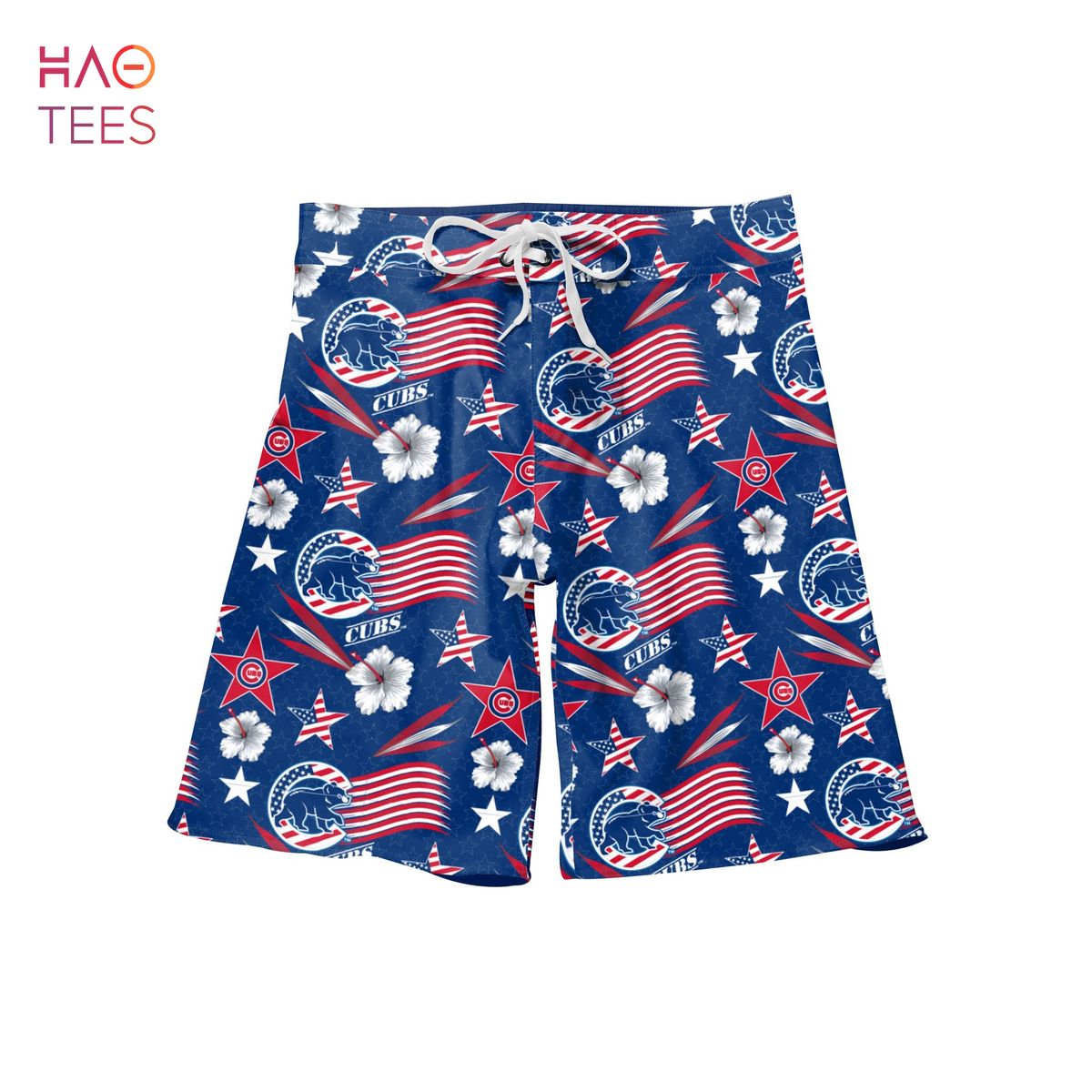 Chicago Cubs MLB Mens Americana Boardshorts