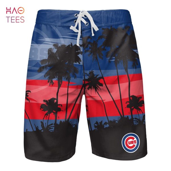 Chicago Cubs MLB Mens Sunset Boardshorts