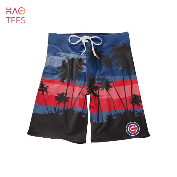 Chicago Cubs MLB Mens Sunset Boardshorts