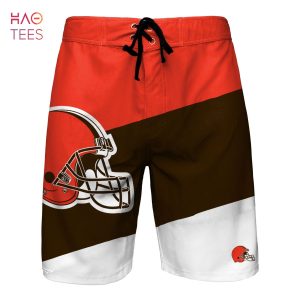 Cleveland Browns NFL Mens Color Dive Boardshorts