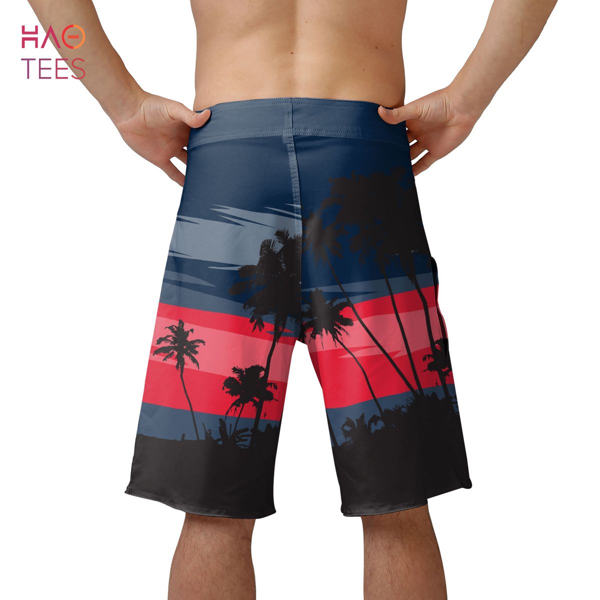 Cleveland Guardians MLB Original Mens Sunset Boardshorts Cleveland Guardians MLB Original Mens Sunset Boardshorts