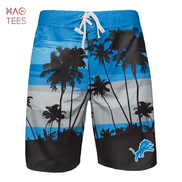 Detroit Lions NFL Mens Sunset Boardshorts