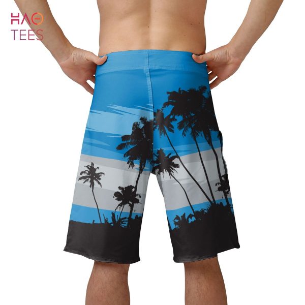 Detroit Lions NFL Mens Sunset Boardshorts