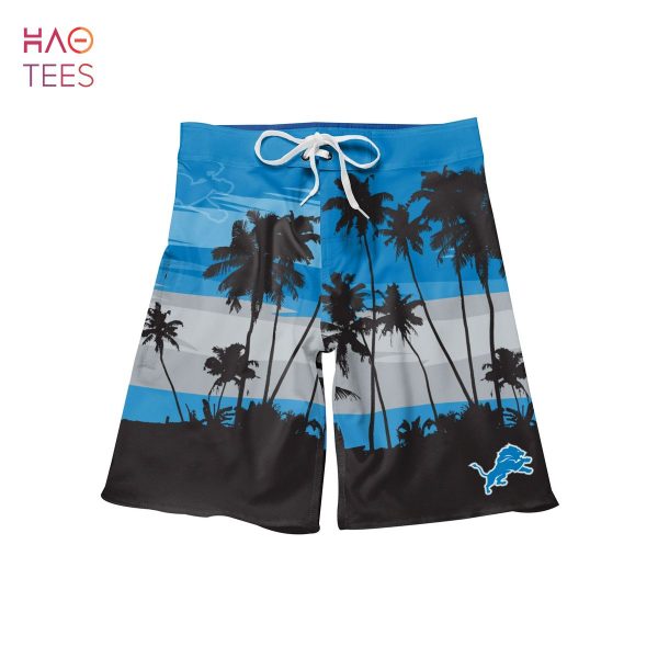Detroit Lions NFL Mens Sunset Boardshorts