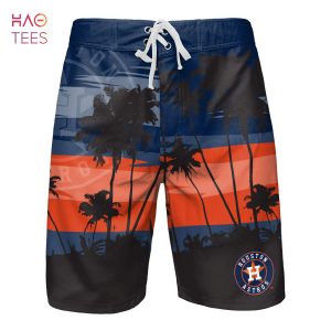 Houston Astros MLB Mens Sunset Boardshorts