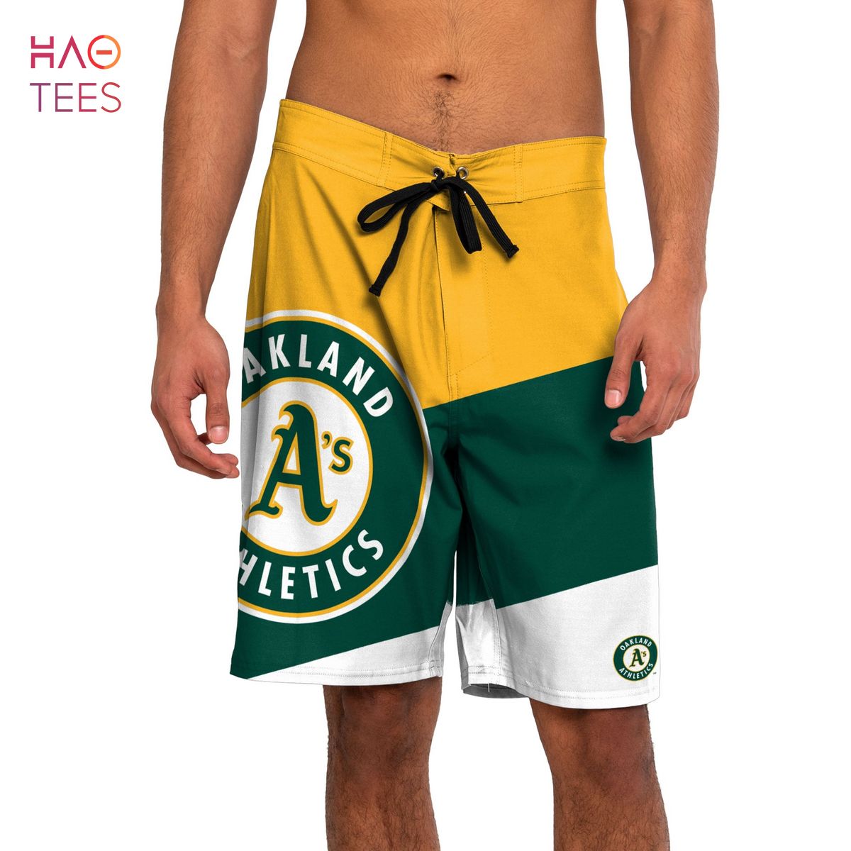 Oakland Athletics MLB Mens Color Dive Boardshorts Oakland Athletics MLB Mens Color Dive Boardshorts