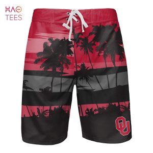 Oklahoma Sooners NCAA Mens Sunset Boardshorts