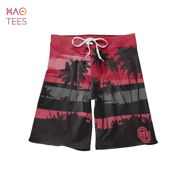 Oklahoma Sooners NCAA Mens Sunset Boardshorts