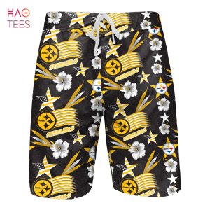BEST Pittsburgh Steelers NFL Mens Americana Boardshorts