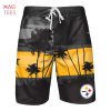 BEST Pittsburgh Steelers NFL Mens Sunset Boardshorts