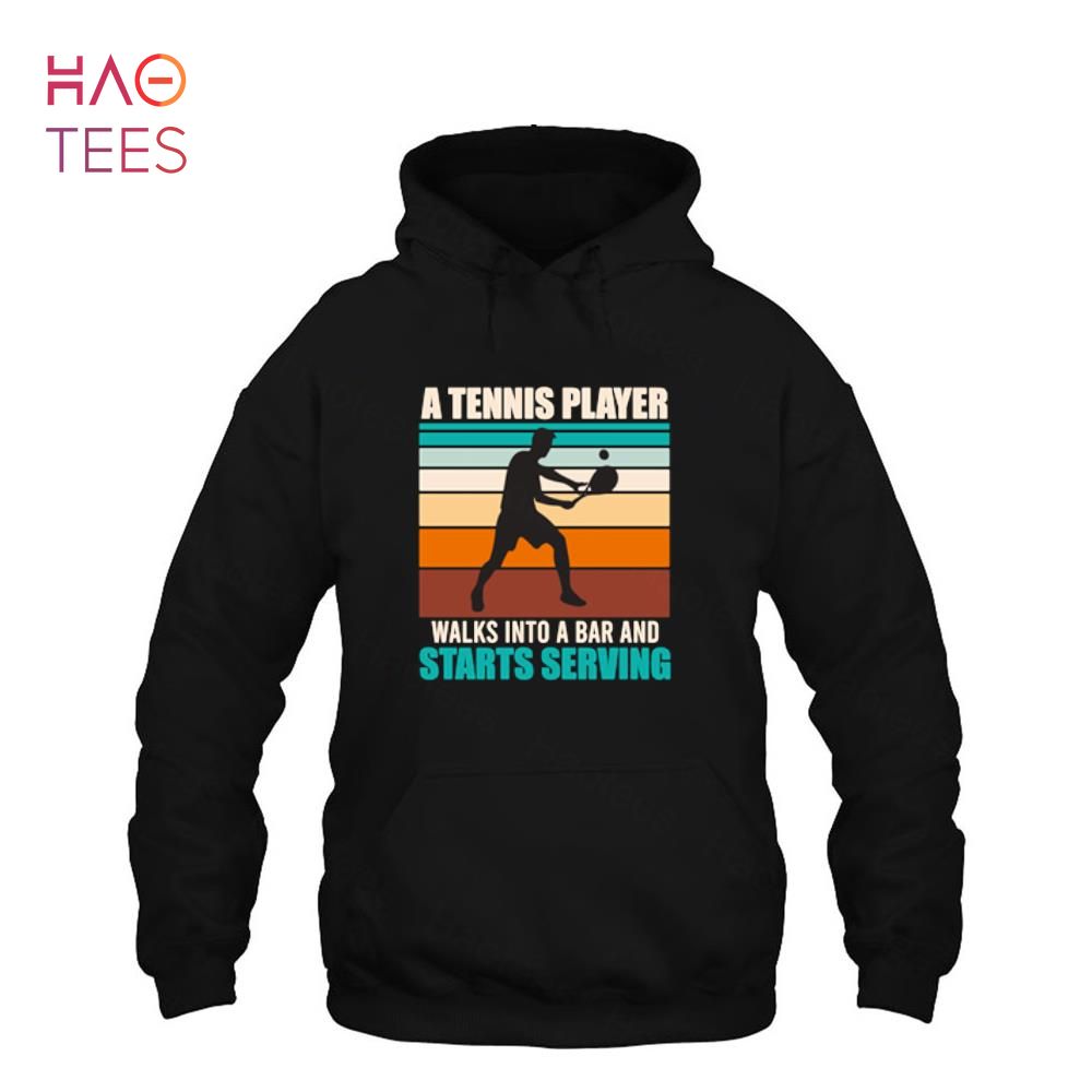 Tennis player saying Shirt
