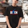 Womens Biden Bicycle Crash Bike Wreck USA RIDIN With Biden Falling  Shirt