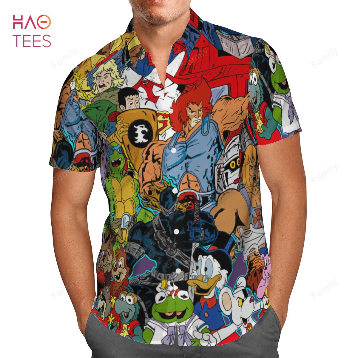 80’s Cartoon World Hawaiian Shirt
