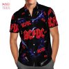 AC DC AOP Black Hawaiian Shirt
