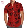 Aerosmith Blue Hawaiian Shirt