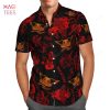 Aerosmith Blue Hawaiian Shirt