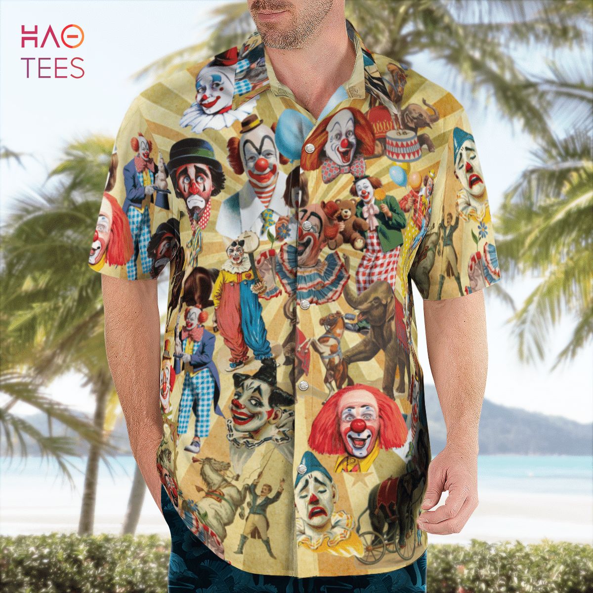 Circus Clowns Hawaiian Shirt 3 Circus Clowns Hawaiian Shirt 3