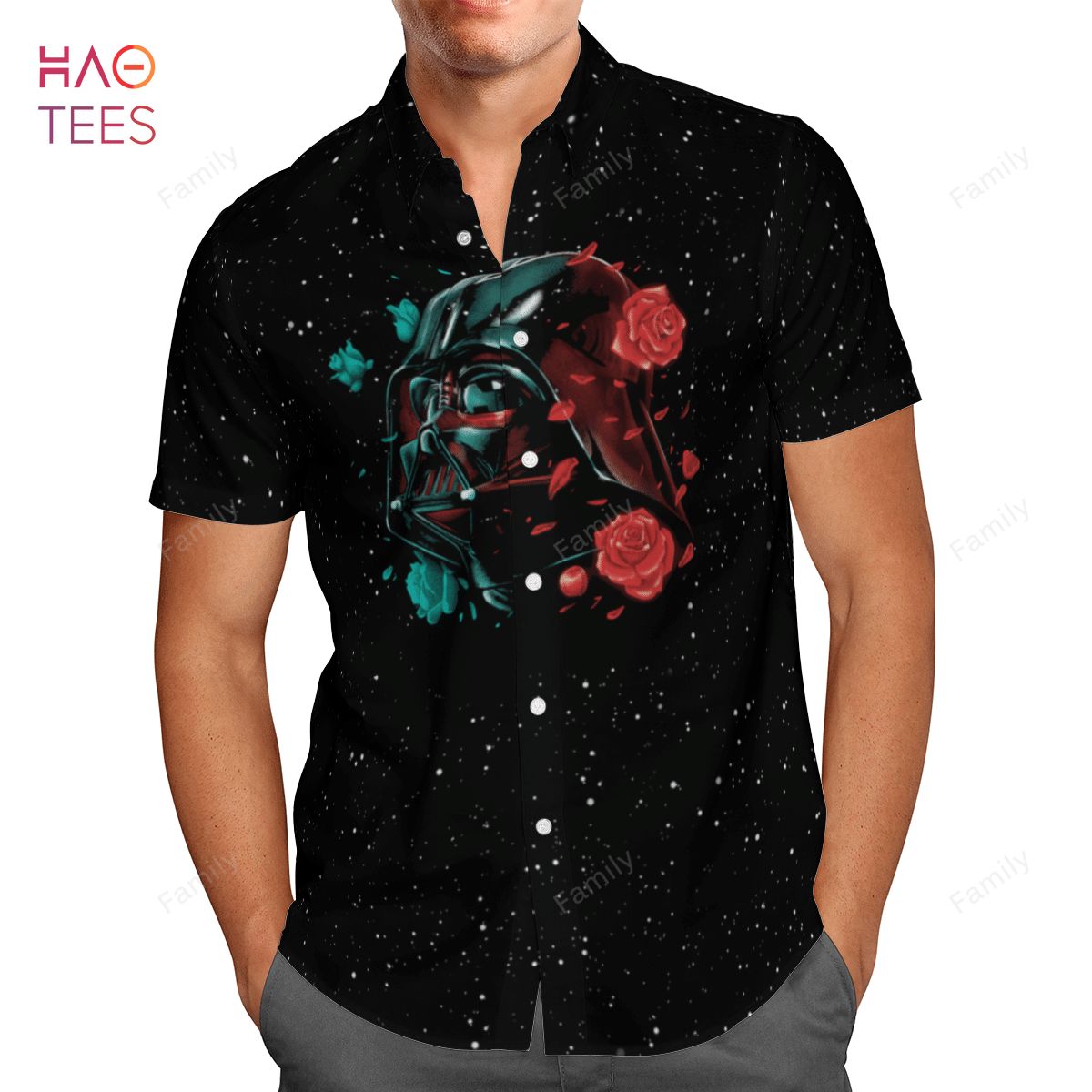 Dark Vader Dark Side AOP Hawaiian Shirt Dark Vader Dark Side AOP Hawaiian Shirt