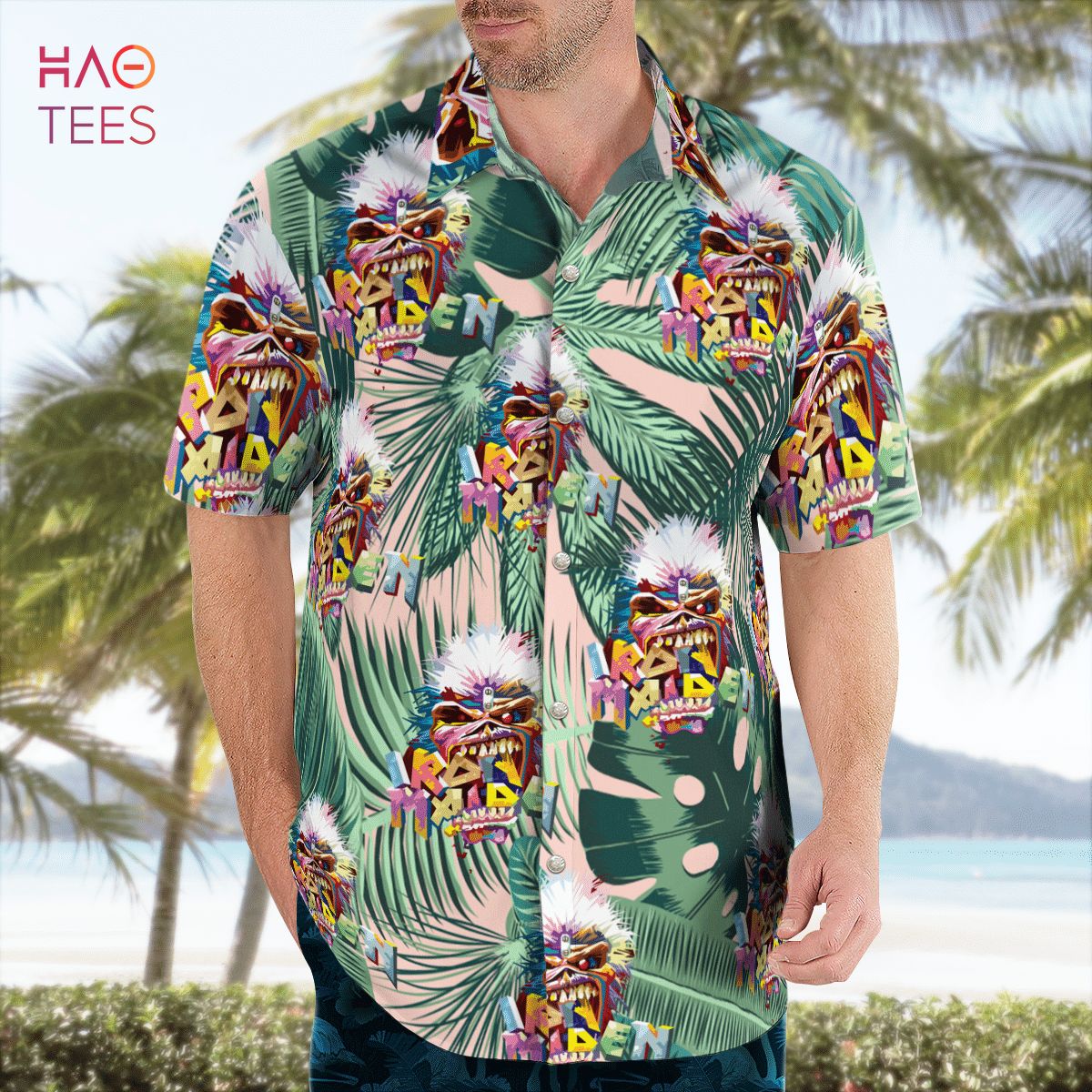 Iron Maiden Art Tropical Hawaiian Shirt