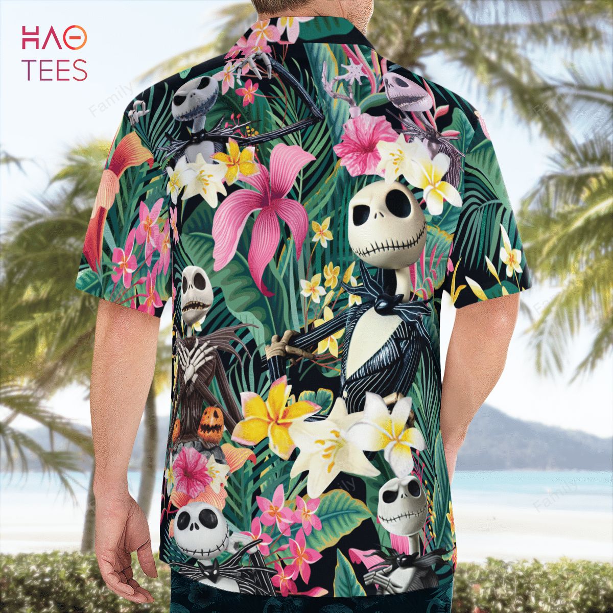Jack Skellington Tropical Hawaiian Shirt