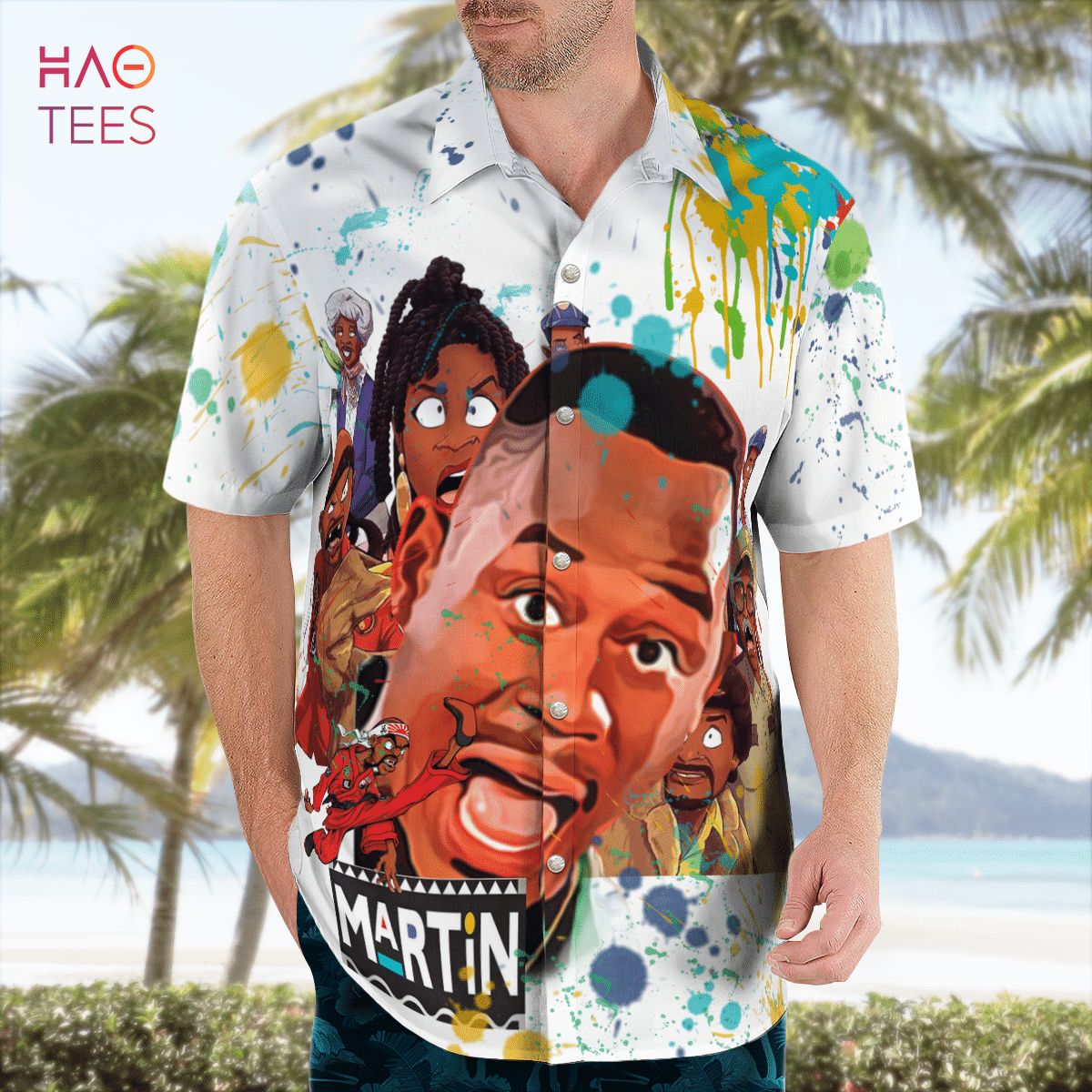 Martin TV Series Hawaiian Shirt & Beach Shorts Martin TV Series Hawaiian Shirt & Beach Shorts