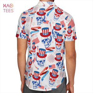 BEST Skull Lovers – 4th Of July Hawaiian Shirt