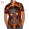 Skull Roses Hawaiian Shirt