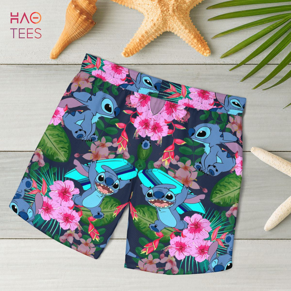 American stitch store tropical print shorts