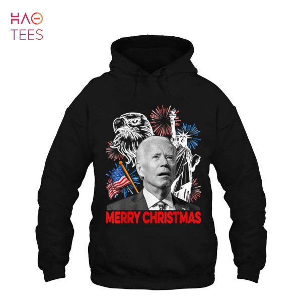 Funny Xmas Joe Biden Merry Christmas Funny 4th Of July Shirt
