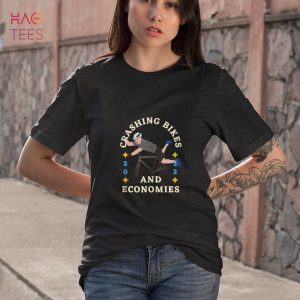 ET FUNNY FALLING BICYCLE  T Shirt 
